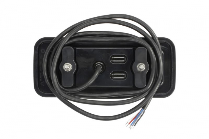 Stop spate stanga/dreapta (LED, 12/24V, cu intermitent, cu lumini ceata, lumina de marșarier, cu stop, lumina de parcare, reflector, indicator dinamic, lungime cablu: 0,2m) [2]