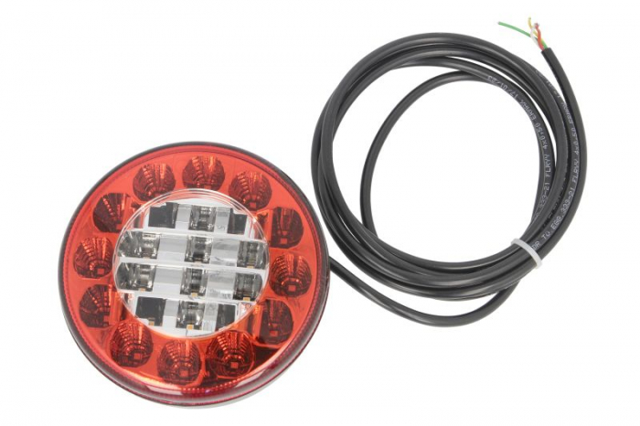 Stop spate stanga dreapta (LED, 12 24V, cu intermitent, cu stop, lumina de parcare, fara proiector, lungime cablu: 2,5m)