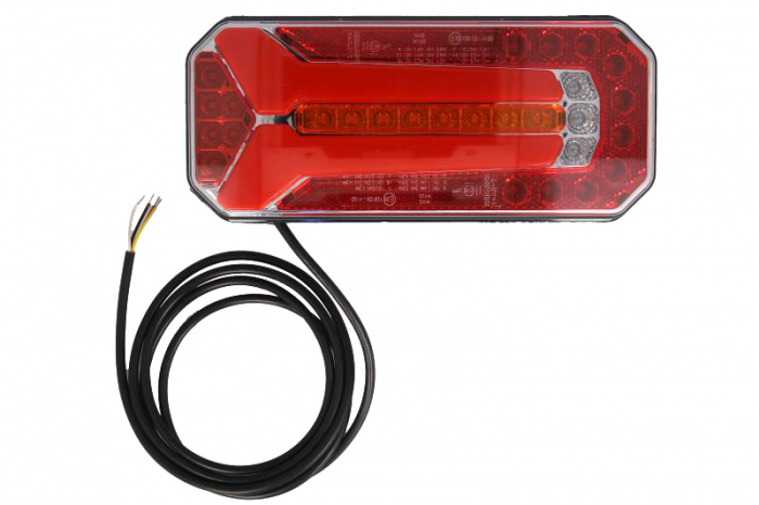 Stop spate stanga dreapta (LED, 12 24V, cu intermitent, cu stop, lumina de parcare, reflector)