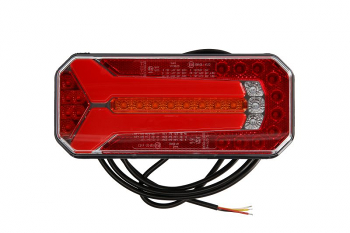 Stop spate stanga dreapta (LED, 12 24V, cu intermitent, cu stop, lumina de parcare, reflector, indicator dinamic)