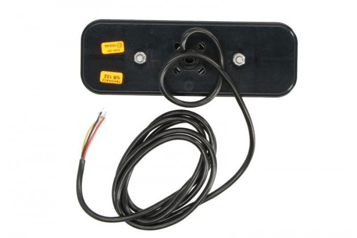 Stop spate stanga/dreapta (LED, 12/24V, cu intermitent, cu stop, lumina de parcare, reflector, lungime cablu: 2m, numar conexiuni: 4, 200x70x30mm) [2]