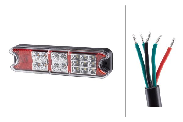 Stop spate stanga/dreapta (LED, 12/24V, cu intermitent, lumina de marșarier, cu stop, lumina de parcare) [3]