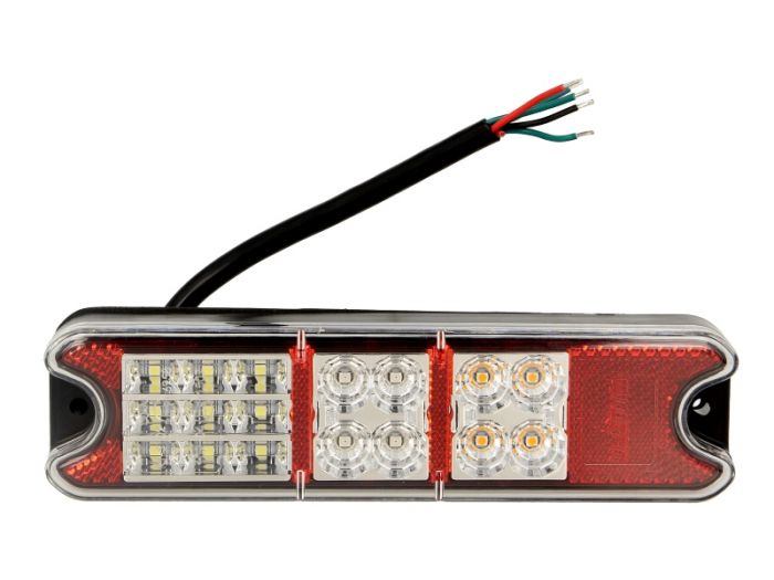 Stop spate stanga dreapta (LED, 12 24V, cu intermitent, lumina de marsarier, cu stop, lumina de parcare)