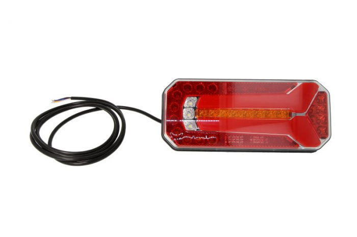 Stop spate stanga dreapta (LED, 12 24V, cu intermitent, lumina de marsarier, cu stop, lumina de parcare, reflector)