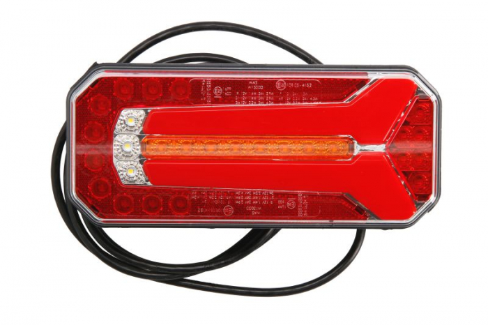 Stop spate stanga dreapta (LED, 12 24V, cu intermitent, lumina de marsarier, cu stop, lumina de parcare, reflector, indicator dinamic)