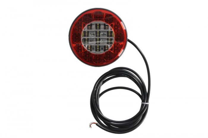Stop spate stanga dreapta (LED, 12 24V, cu lumina de ceata, lumina de marsarier, fara proiector, lungime cablu: 2,5m)