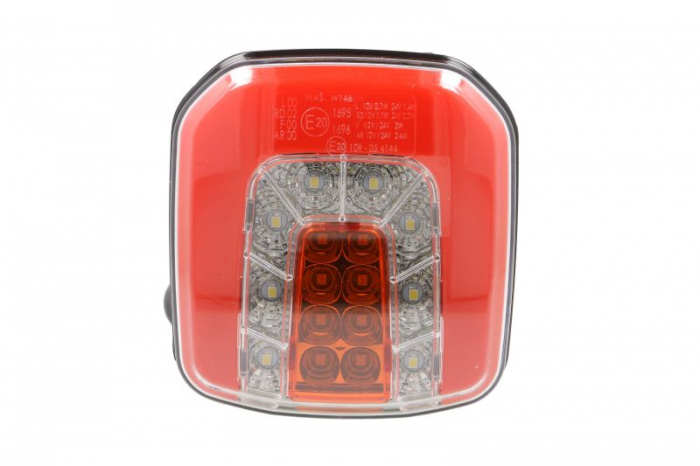 Stop spate stanga dreapta (LED, 12 24V, lumina de marsarier, cu stop, lumina de parcare, cu iluminare placuta, fara proiector)