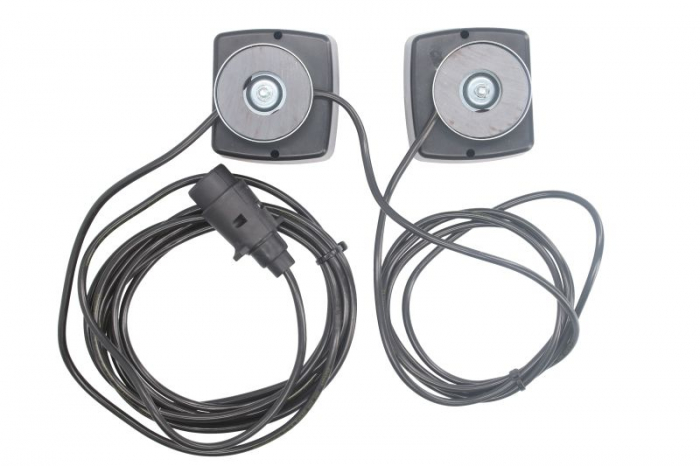 Stop spate stanga/dreapta (LED, 12/24V, lungime cablu: 5m, cu intermitent, cu stop, lumina de parcare, magnet-mountable) [2]
