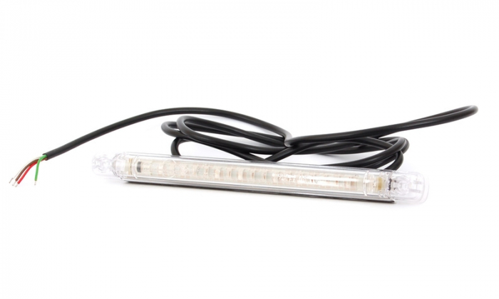 Stop spate stanga/dreapta (LED, 12/24V, rosu, cu intermitent, cu stop, lumina de parcare, fara proiector) [3]