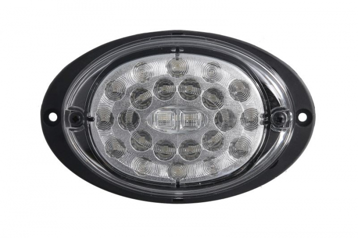 Stop spate stanga dreapta (LED, 12 24V, rosu transparent galben, cu intermitent, cu stop, lumina de parcare) potrivit DAF; LIEBHERR; SCHWARZMULLER
