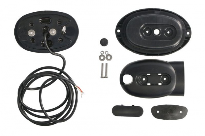 Stop spate stanga/dreapta (LED, 12/24V, transparent, cu intermitent, cu stop, lumina de parcare, spate) [2]