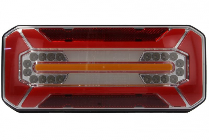 Stop spate stanga dreapta (LED, 12V, cu intermitent, cu far de ceata, lumina de marsarier, cu stop, lumina de parcare, reflector, lungime cablu: 0,2m, cu un rezistor de sarcina indicator; cu sarcina l