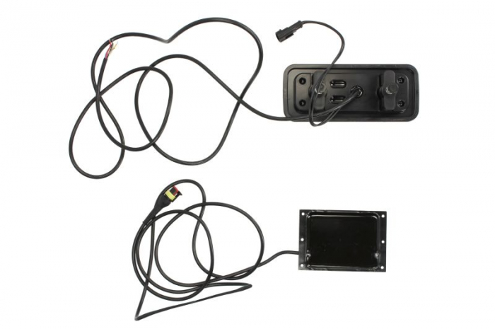 Stop spate stanga/dreapta (LED, 24V, cu intermitent, lumina de marșarier, cu stop, lumina de parcare, reflector, indicator dinamic, lungime cablu: 0,2m, cu un rezistor de sarcină indicator) [2]