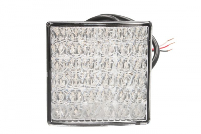 Stop spate stanga dreapta (LED, 24V, cu stop, lumina de parcare, lungime cablu: 0,5m 80x80mm)