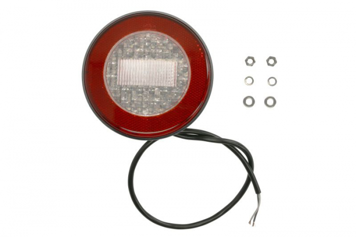 Stop spate stanga dreapta (LED, 24V, lumina de marsarier, reflector, lungime cablu: 0,5m, fi122mm)