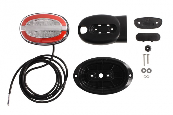 Stop spate stanga dreapta (LED, cu lumina de ceata, lumina de marsarier, lumina parcare, fara proiector, lungime cablu: 0,2m)