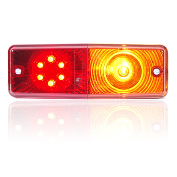 Stop spate stanga dreapta (LED P21W, 24V, cu intermitent, cu stop, lumina de parcare, fara proiector, lungime cablu: 0,2m, bolts, numar conexiuni: 4)