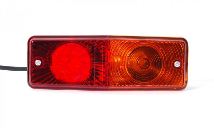 Stop spate stanga/dreapta (LED/P21W, 24V, cu intermitent, cu stop, lumina de parcare, fara proiector, lungime cablu: 0,2m, bolts, numar conexiuni: 4) [4]