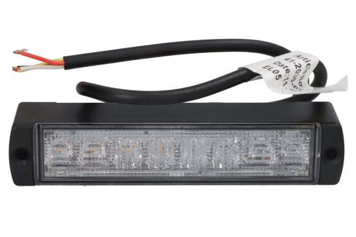 Stop spate stanga dreapta MiniFAB (LED, 12 24V, cu intermitent, cu stop, lumina de parcare, no reflector, lungime cablu: 0,5m, 140x28,5x29mm) potrivit ADR