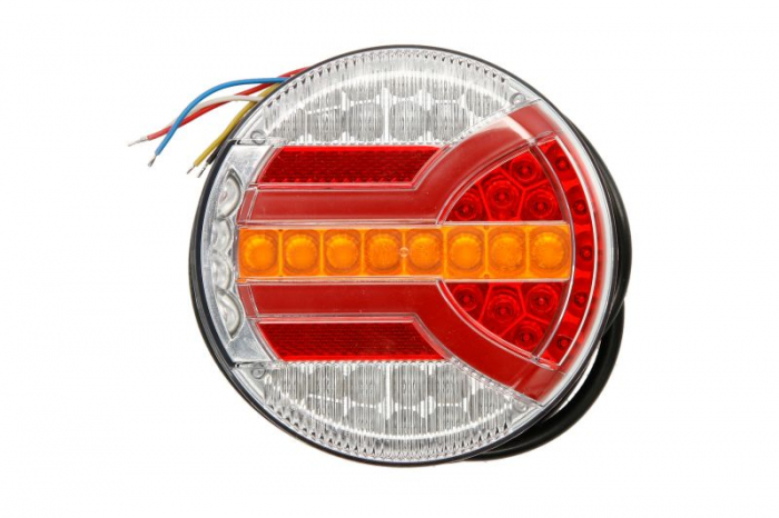 Stop spate stanga dreapta NAVIA (LED, 12 24V, cu intermitent, cu lumini ceata, cu stop, lumina de parcare, cu iluminare placuta, indicator dinamic)