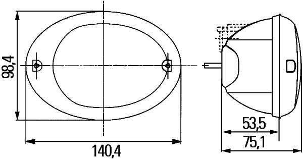 Stop spate stanga/dreapta potrivit FENDT (P21/5W, 12/24V, cu stop, lumina de parcare) [4]