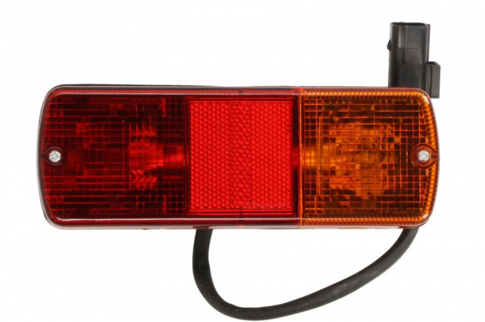 Stop spate stanga dreapta (P21W R5W, 12 24V, rosu galben, cu intermitent, cu stop, lumina de parcare, cu iluminare placuta) potrivit JCB 3, 3C, 3CN, 3CS, 3CX, 3CX SITEMASTER, 3CX-2, 3CX-4, 3CXC, 3CXS,