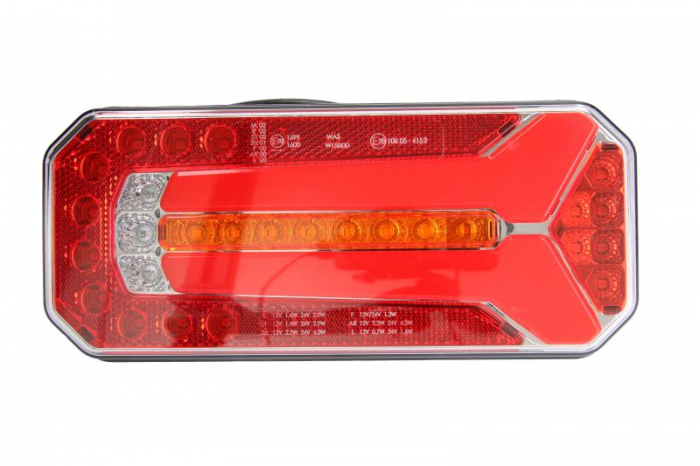 Stop spate stanga dreapta W150DD (LED, 12 24V, cu intermitent, cu lumini ceata, cu stop, lumina de parcare, reflector, indicator dinamic)