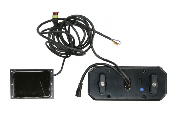 Stop spate stanga/dreapta W150DD (LED, 12V, cu intermitent, cu far de ceață, lumina de marșarier, cu stop, lumină de parcare, reflector, indicator dinamic, lungime cablu: 0,2m, cu un rezistor de sarci [2]