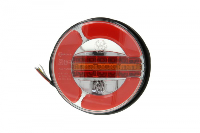 Stop spate stanga dreapta W153DD (LED, 12 24V, cu intermitent, cu stop, lumina de parcare, fara proiector, indicator dinamic, lungime cablu: 0,2m)
