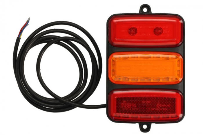 Stop spate stanga dreapta W227 (LED, 12 24V, cu intermitent, cu far de ceata, cu stop, lumina de parcare, reflector, joc spate, lungime cablu: 2m)