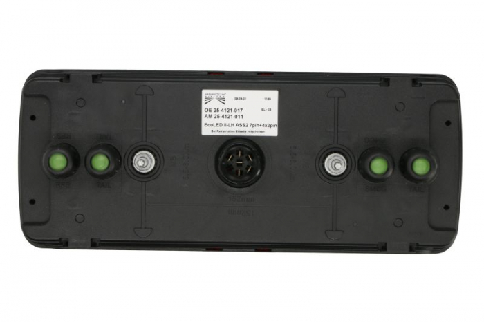 Stop spate stanga ECOLED II (LED, 10/30V, cu intermitent, cu far de ceata, marsarier, cu stop, lumina de parcare, reflector triunghiular, indicator dinamic, conector: 4x 2PIN/ASS2 7PIN) [2]