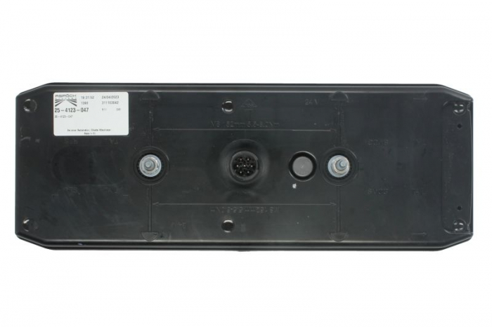 Stop spate stanga ECOLED III (LED, 24V, cu intermitent, cu far de ceata, marsarier, cu stop, lumina de parcare, reflector triunghiular, indicator dinamic, conector: AMP 7PIN) [2]