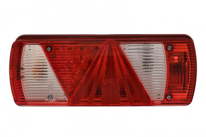 Stop spate stanga ECOPOINT II (LED P21W PY21W R10W, 24V, cu intermitent, cu far de ceata, lumina de marsarier, cu stop, lumina de parcare, reflector triunghiular conector: ASS2 7PIN)