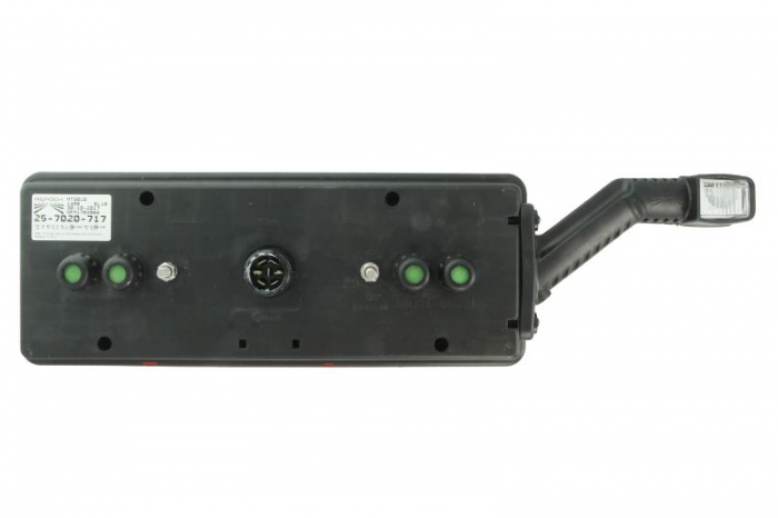 Stop spate stanga EUROPOINT III (LED, 24V, cu intermitent, cu far de ceață, marșarier, cu stop, lumină de parcare, reflector triunghiular, cu lampă cu braț prelungitor, conector: 4x 2PIN/ASS2 7PIN) [2]