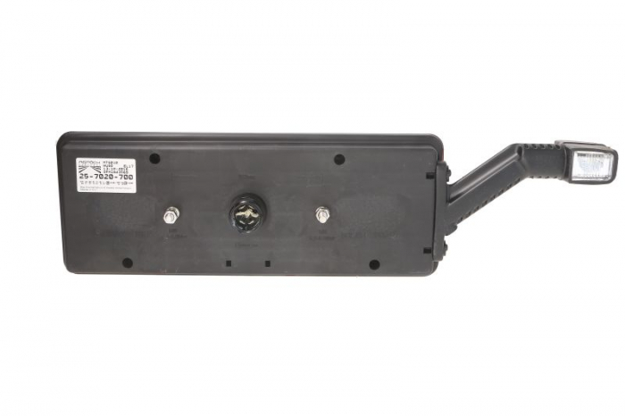 Stop spate stanga EUROPOINT III (LED, 24V, cu intermitent, cu far de ceață, marșarier, cu stop, lumină de parcare, reflector triunghiular, cu lampă cu braț prelungitor, conector: ASS2.1 7PIN) [2]