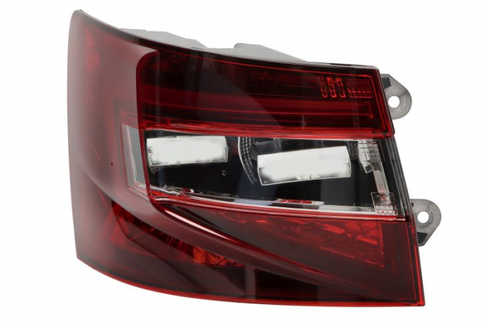 Stop spate stanga (exterior, LED, culoare sticla fumuriu, Crystal tip) potrivit SKODA SUPERB III Station wagon 03.15-05.19
