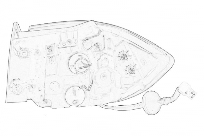 Stop spate stanga (exterior) potrivit HYUNDAI i30 PD Hatchback 02.17-09.18 [2]