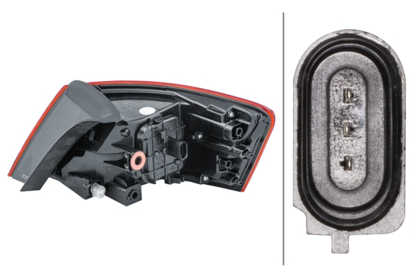 Stop spate Stanga potrivit AUDI A3 2012-2020 (extern, W21W) [4]