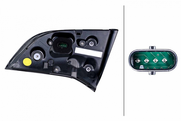 Stop spate stanga (interior, LED, cu lumina de ceata, lumina de marșarier) potrivit TESLA MODEL 3, MODEL Y 01.17- [4]