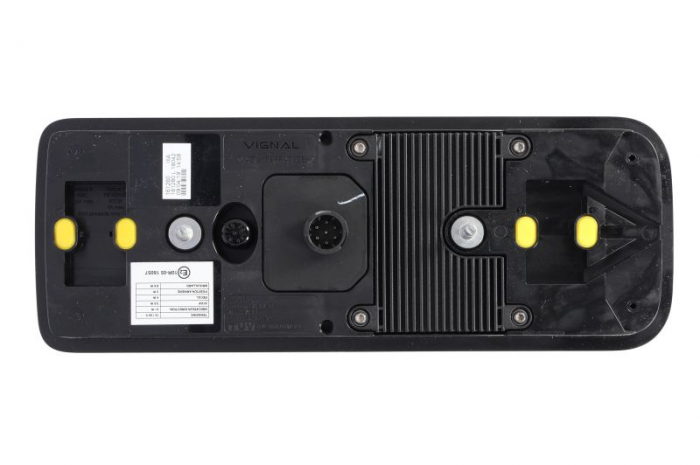 Stop spate stanga LC12T (LED, 24V, cu intermitent, cu far de ceață, lumina de marșarier, cu stop, lumină de parcare, reflector triunghiular) potrivit SCHMITZ [2]