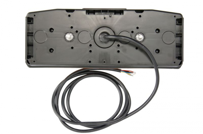 Stop spate stanga (LED, 12/24V, cu intermitent, cu far ceață, lumina de marșarier, cu stop, lumină de parcare, cu iluminare placuta, reflector) [2]