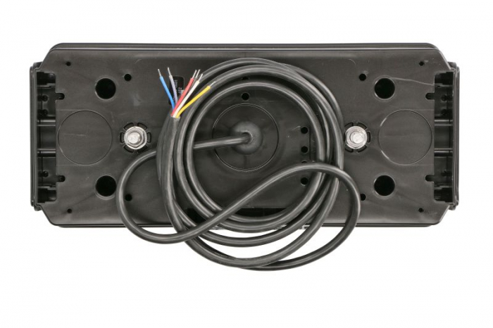 Stop spate stanga (LED, 12/24V, cu intermitent, cu far ceață, lumina de marșarier, cu stop, lumină de parcare, cu iluminare placuta, reflector, indicator dinamic, lungime cablu: 2m) [2]