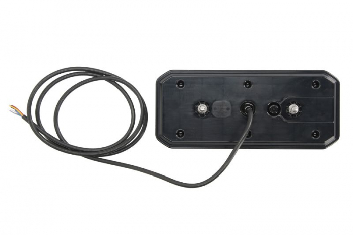 Stop spate stanga (LED, 12/24V, cu intermitent, cu far ceață, lumina de marșarier, cu stop, lumină de parcare, cu iluminare placuta, reflector, indicator dinamic, lungime cablu: 0,2m) [2]
