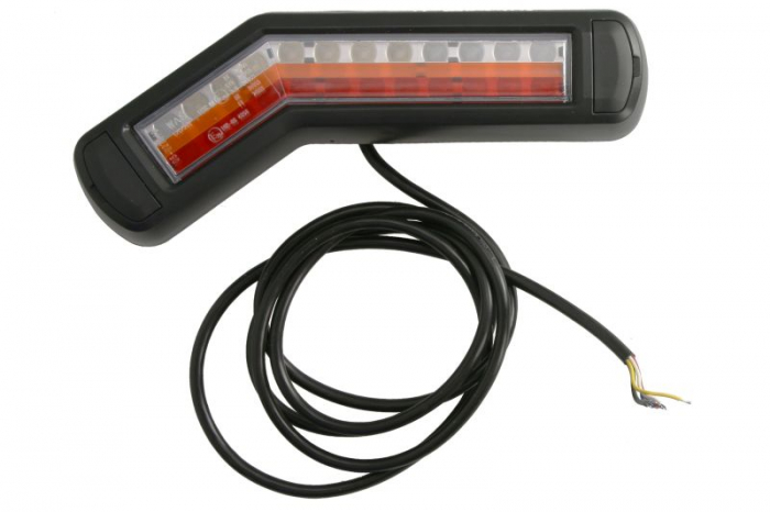 Stop spate stanga (LED, 12 24V, cu intermitent, cu far ceata, lumina de marsarier, cu stop, lumina de parcare, fara proiector, lungime cablu: 0,2m, 269x109 62x47,7mm)