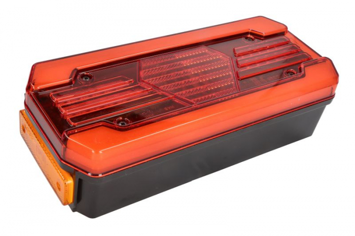 Stop spate stanga (LED, 12/24V, cu intermitent, cu far ceață, lumina de marșarier, cu stop, lumină de parcare, reflector lungime cablu: 2m) [3]