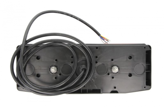 Stop spate stanga (LED, 12/24V, cu intermitent, cu far ceață, lumina de marșarier, cu stop, lumină de parcare, reflector triunghiular) [2]