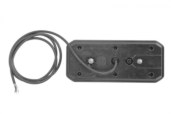 Stop spate stanga (LED, 12/24V, cu intermitent, cu far ceață, lumina de marșarier, cu stop, lumină de parcare, reflector triunghiular, lungime cablu: 0,2m) [2]