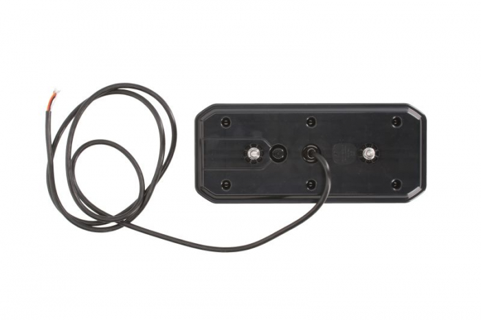 Stop spate stanga (LED, 12/24V, cu intermitent, cu far ceață, lumina de marșarier, cu stop, lumină de parcare, reflector triunghiular, semnalizator dinamic, lungime cablu: 0,2m) [2]