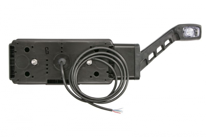 Stop spate stanga (LED, 12/24V, cu intermitent, cu far de ceață, lumina de marșarier, cu stop, lumină de parcare, reflector, cu lampă cu braț prelungitor, lungime cablu: 2m) [2]