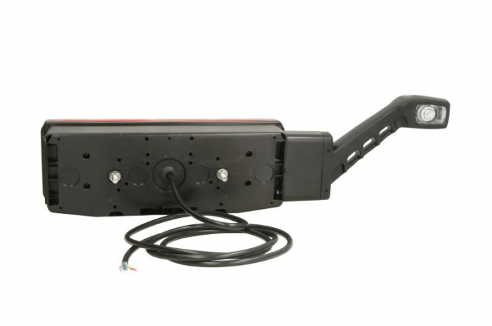 Stop spate stanga (LED, 12/24V, cu intermitent, cu far de ceață, lumina de marșarier, cu stop, lumină de parcare, reflector triunghiular, cu lampă cu braț prelungitor) [2]